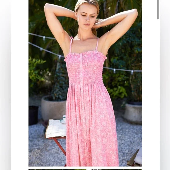 Emerson Fry India Collection Santiago Dress Organic Cotton Sundress  XS/S - Picture 5 of 15